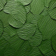 A Green Background with a Pattern of Leaves and the Word "Natural" in the Middle