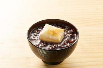 日本の甘味　ぜんざい　イメージ