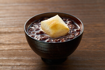 日本の甘味　ぜんざい　イメージ