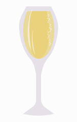glass of champagne, sparkling wine, new year, holiday, fun, toast, new Year's eve
