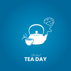 International Tea day. design for social media.