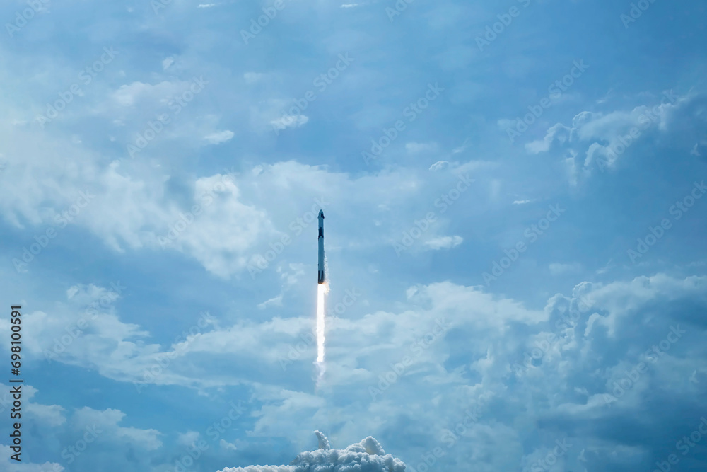 Canvas Prints rocket launch into space. elements of this image furnished by nasa