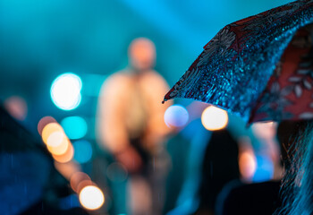 Concert sous la pluie