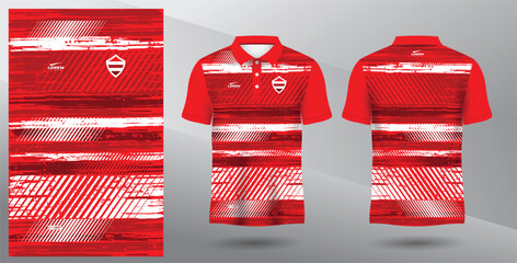 red polo sport sublimation jersey template