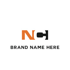 NC logo. N C design. White NC letter. NC, N C letter logo design. Initial letter NC linked circle uppercase monogram logo. N C letter logo vector design.	
