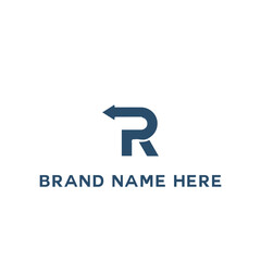 R letter logo,  R logo, R letter icon Design with black background. Luxury R letter	
