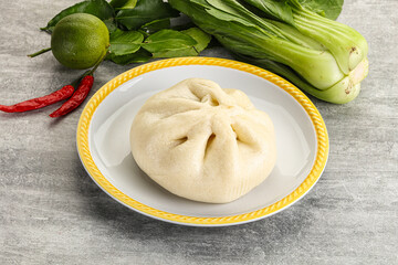 Chinese steamed bun Dim sum
