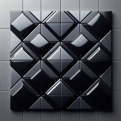 Modern tile pattern. Generative AI