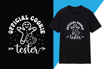 Official Cookie Tester T shirt Design