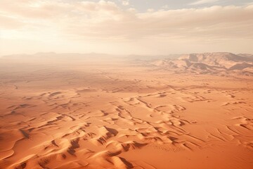 Fototapeta na wymiar sand dunes in the desert generative ai