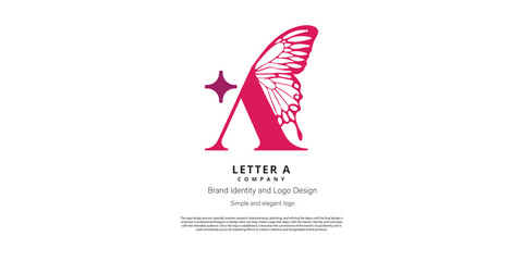 Letter A logo design for logo designer or web developer