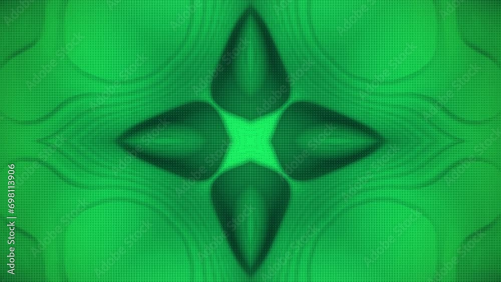 Poster Abstract green design. 3d rendering loop animation 4K, UHD resolution