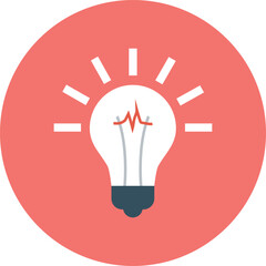 light bulb icon. seo icon png, digital marketing icon png, marketing icon vector. commerce, buying, selling, retailing, purchasing, exchange, vend and merchandise icon design. - obrazy, fototapety, plakaty