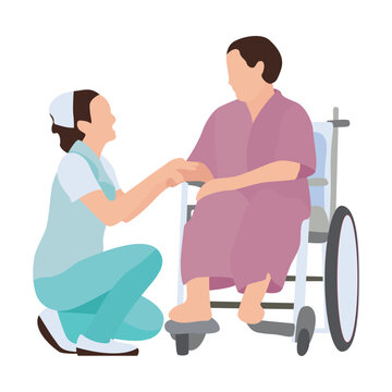 nurse with patient