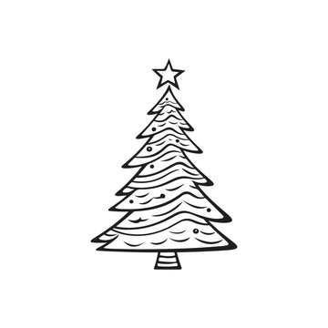 Christmas Tree Vector Images, christmas tree illustration