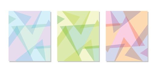 elegant soft color triangle background and wallpaper. pastel theme. Checkered pattern. 