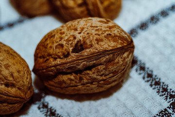 Close up of walnut, food nut
