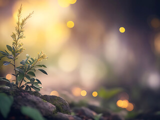 Photo nature design with bokeh effect.