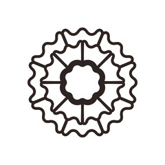 Carnation Flower Outline Icon