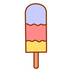 Colorful Cute Ice Cream