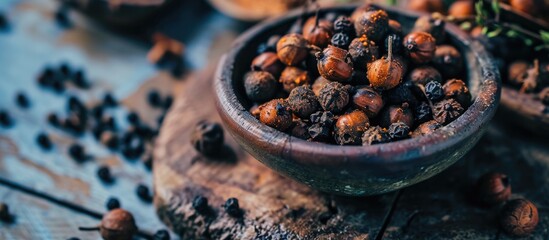 Flavorful roasted foxnuts with black pepper.