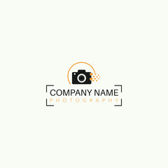 Camera photography logo icon Hand drawn  studio camera vector template