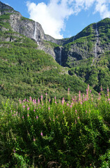 view of the mountains in norway