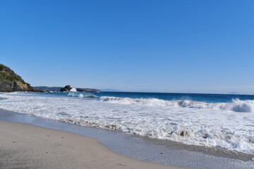 田牛海水浴場　静岡県下田市　Tago Beach Shimoda City, Shizuoka Prefecture