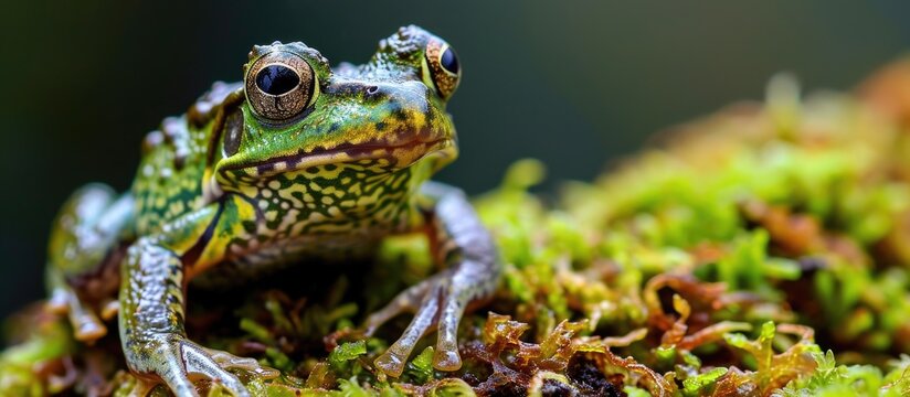Vietnamese Mossy Frog, also known as Tonkin Bug-eyed Frog, is a frog species native to Vietnam.