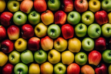An image of a selection of different apple varieties, showcasing the diverse range of colors, shapes, and flavors that apples come i