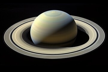 An image honoring the legacy of the Cassini spacecraft, capturing Saturn and its rings from a perspective that celebrates human exploration of the outer solar syste