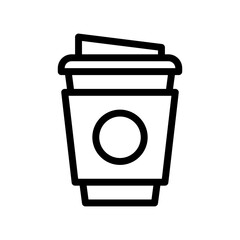 coffee line icon