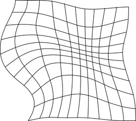 Abstract Grid Wireframe