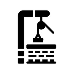 water well glyph icon