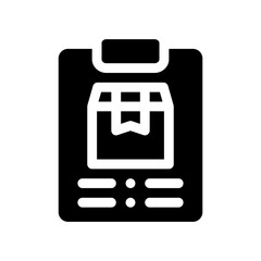 delivery file glyph icon