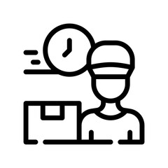 express delivery line icon