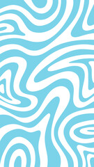 blue and white background with wave pattern