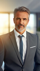 Fototapeta premium Expert SEO Guru: Confident and Corporate