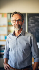 Obraz premium Teaching Physics: A Seasoned Mentor's Joy