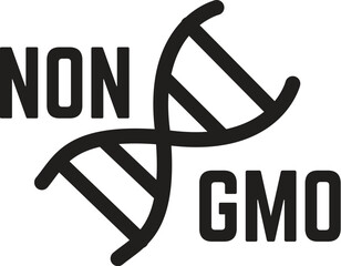 Non GMO icon  - obrazy, fototapety, plakaty