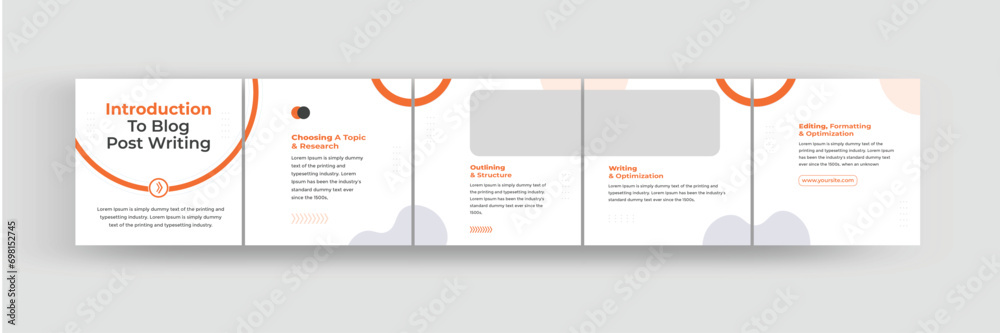 Wall mural how to write a blog posts social media carousel, step by step guide to write instagram carousel desi