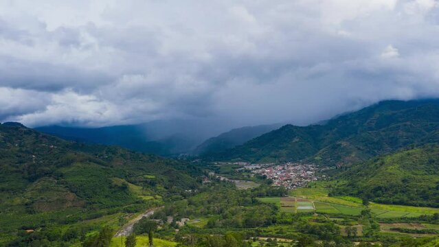 VALLE DESDE DRON CARTAGO COSTA RICA