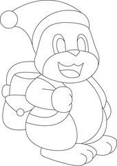 Hamster Christmas School Animal Vector Graphic Art Illustration