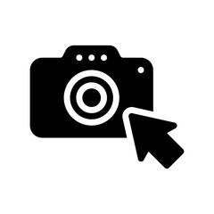 camera glyph icon