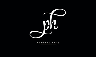 PH, HP, P, H Abstract Letters Logo Monogram