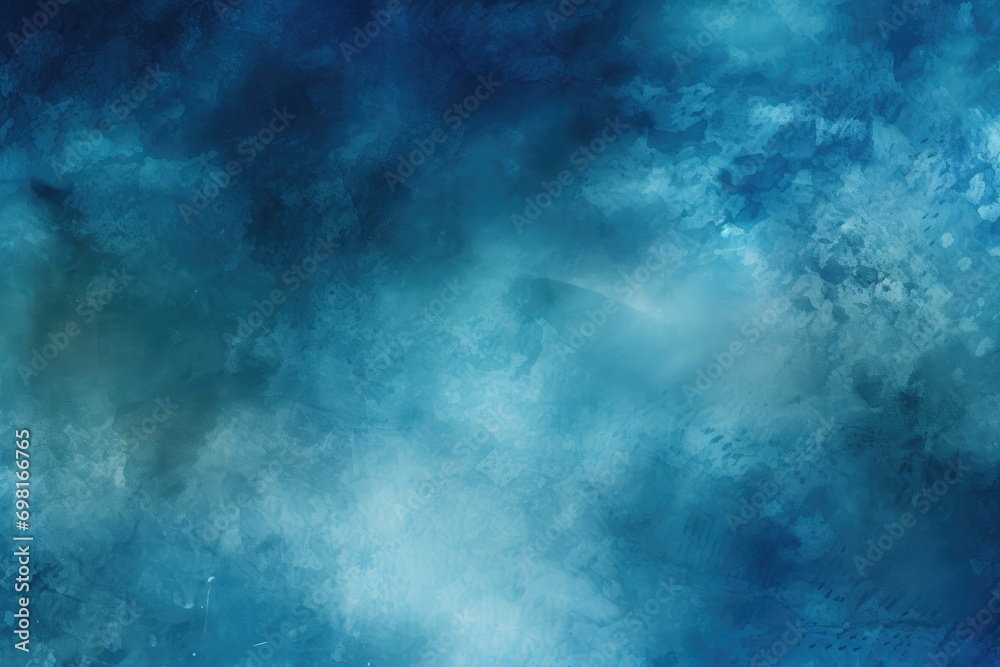 Poster abstract blue background texture with grunge brush strokes and paint stains, illustrate an abstract 