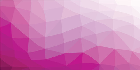 Purple gradient polygon pattern. Low poly design
