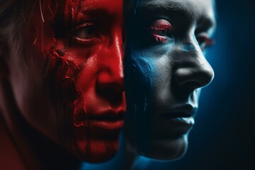 Red or blue. Generative AI
