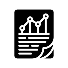 statistic glyph icon