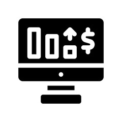 monitor glyph icon